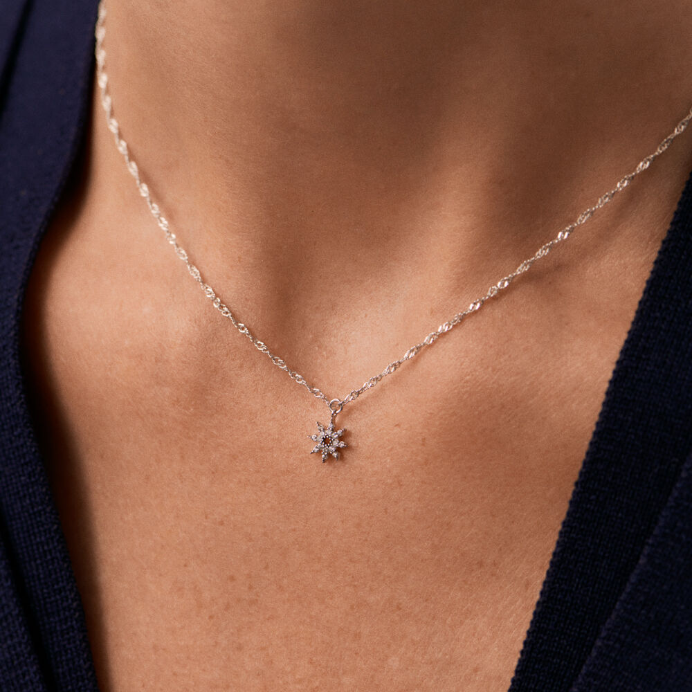 Collier ras du cou SPACEAG - Cristal / Argenté - Colliers fantaisie  | Agatha