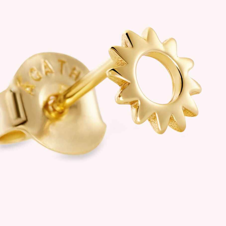 Piercing puce MINI SOL - Doré - Piercings  | Agatha