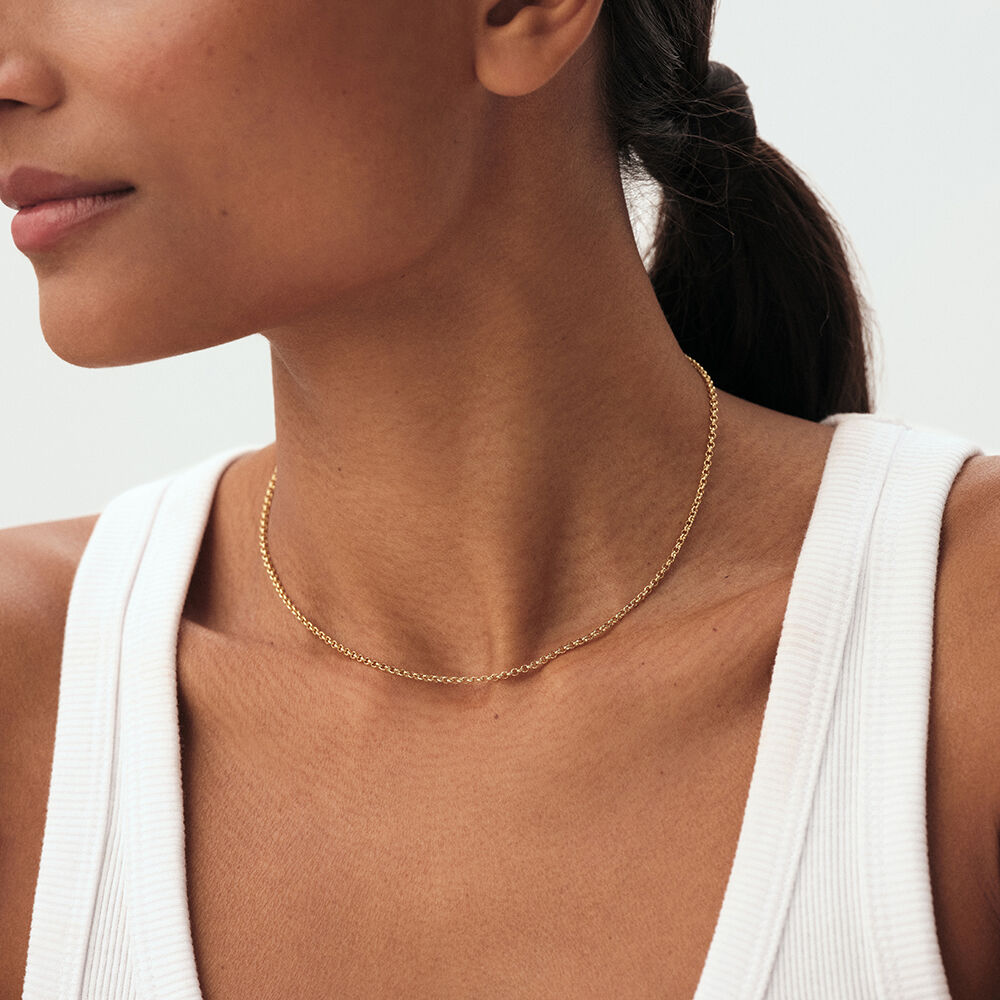 Collier ras du cou CHA&Icirc;NE JASERON - Dor&eacute; - Colliers fantaisie  | Agatha