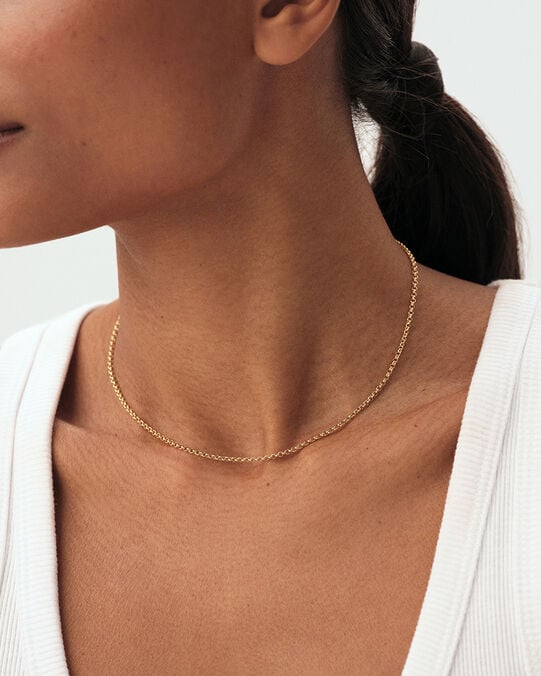 Collier ras du cou CHAÎNE JASERON - Doré - Colliers fantaisie  | Agatha Collier ras du cou CHAÎNE JASERON - Doré - Colliers fantaisie  | Agatha