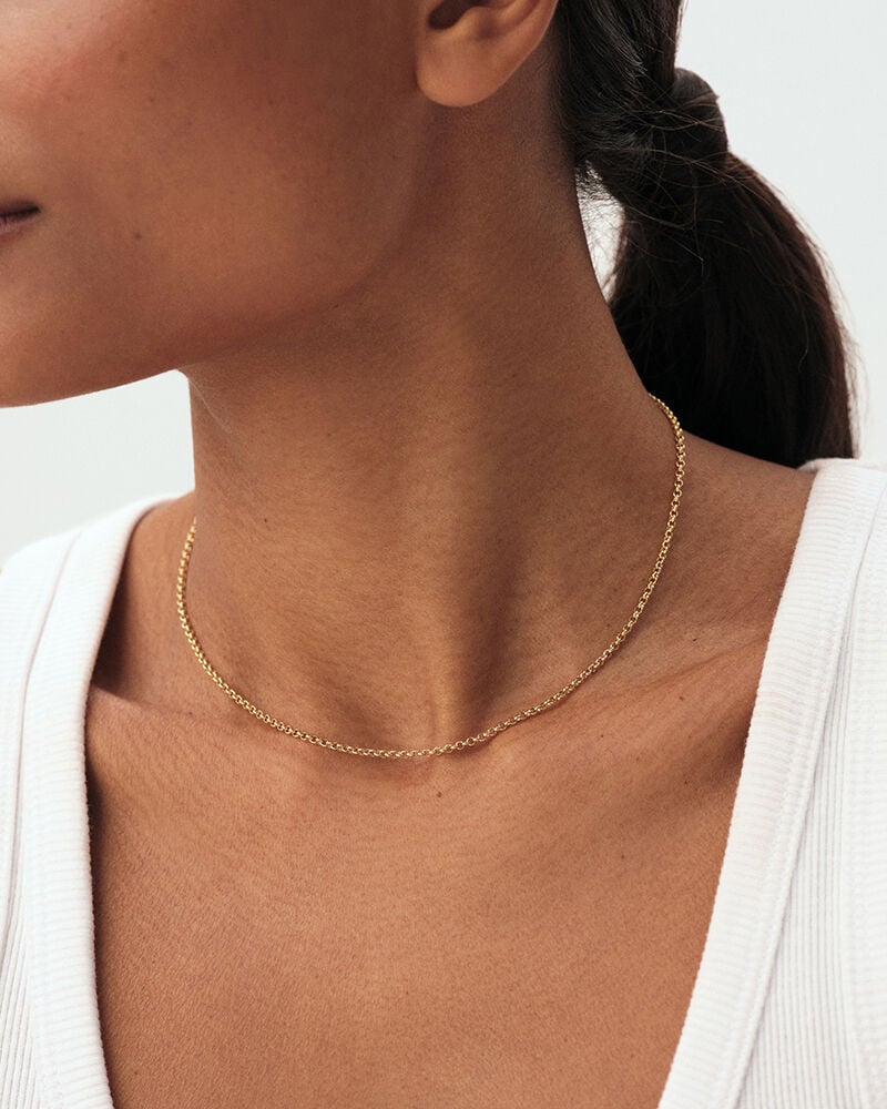 Collier ras du cou CHAÎNE JASERON - Doré - Colliers fantaisie  | Agatha Collier ras du cou CHAÎNE JASERON - Doré - Colliers fantaisie  | Agatha