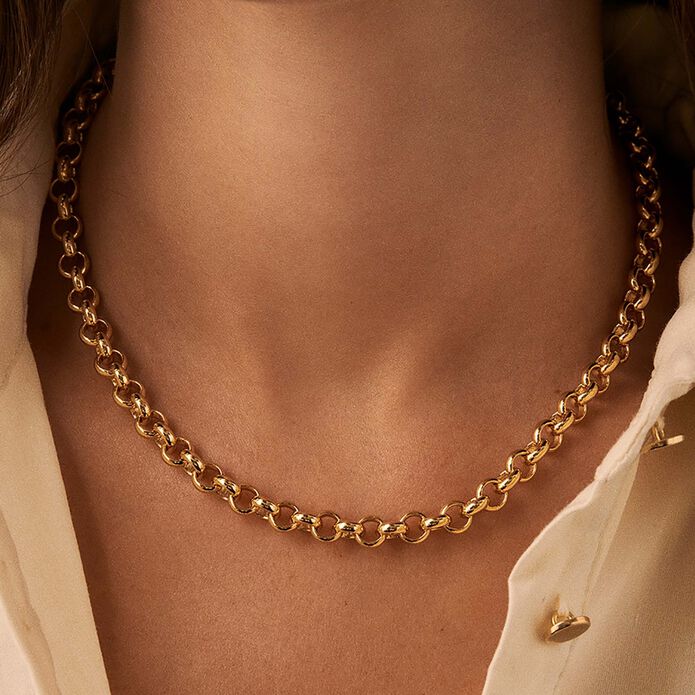 Collier mi-long TWIGGY - Doré - Colliers  | Agatha