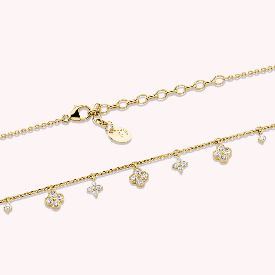 Collier ras du cou BELOVED - Cristal / Doré - Colliers  | Agatha