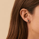 Boucles d'oreilles puces IMPERIAL - Noir / Doré - Boucles d'oreilles puces  | Agatha