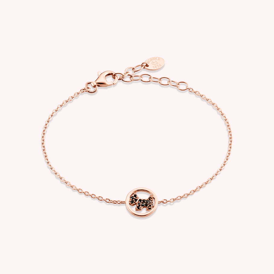 Bracelet souple PIBLACK - Noir / Rose - Bracelets  | Agatha