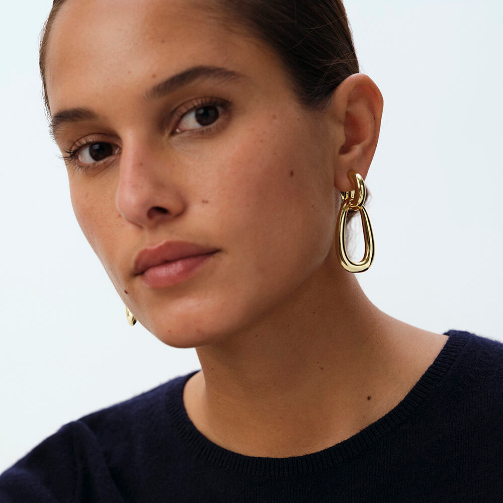 Boucles d'oreilles clips ABBESSES - Dor&eacute; - Boucles d'oreilles clips  | Agatha