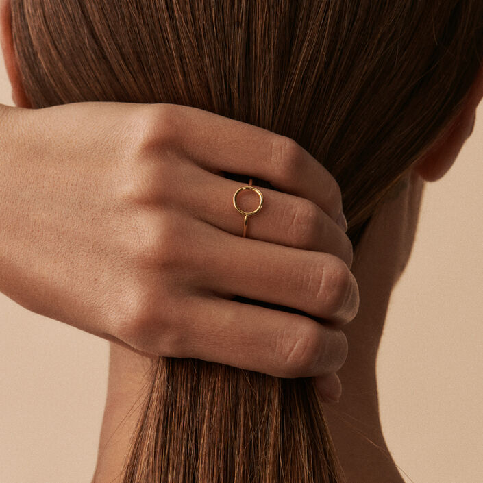 Bague fine PHILRING - Doré - Bagues  | Agatha