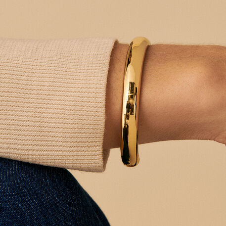 Jonc LEO - Doré - Bracelets  | Agatha