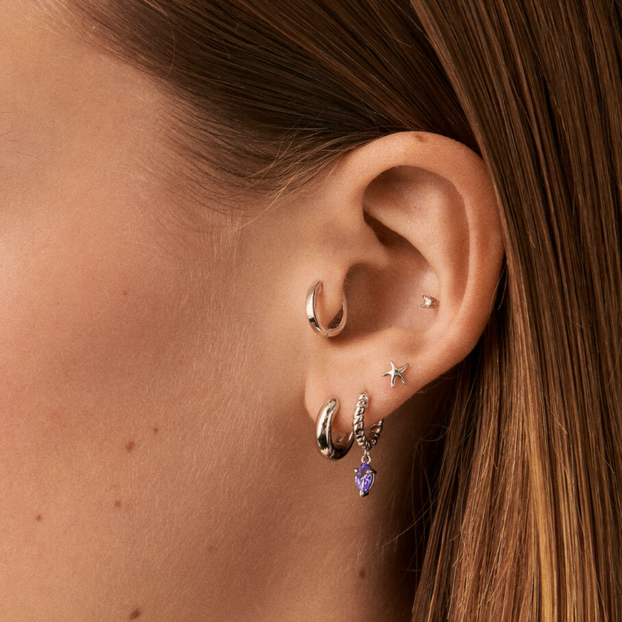Piercing créole CRIOLLA - Argenté - Piercings  | Agatha