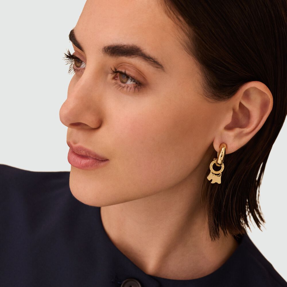 Cr&eacute;oles 1974 - Dor&eacute; - Boucles d'oreilles fantaisies  | Agatha