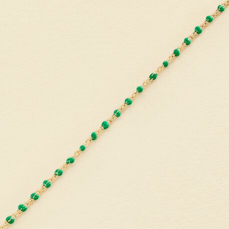 Bracelet souple SMARTY - Vert / Doré - Bracelets  | Agatha