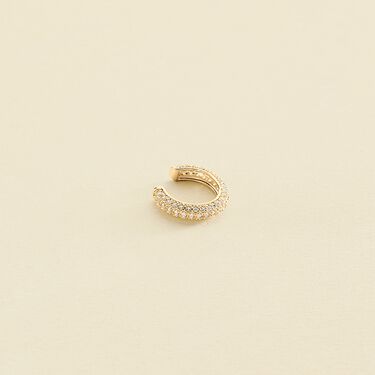 Piercing ear cuff PAVE - Cristal / Doré - Piercings  | Agatha