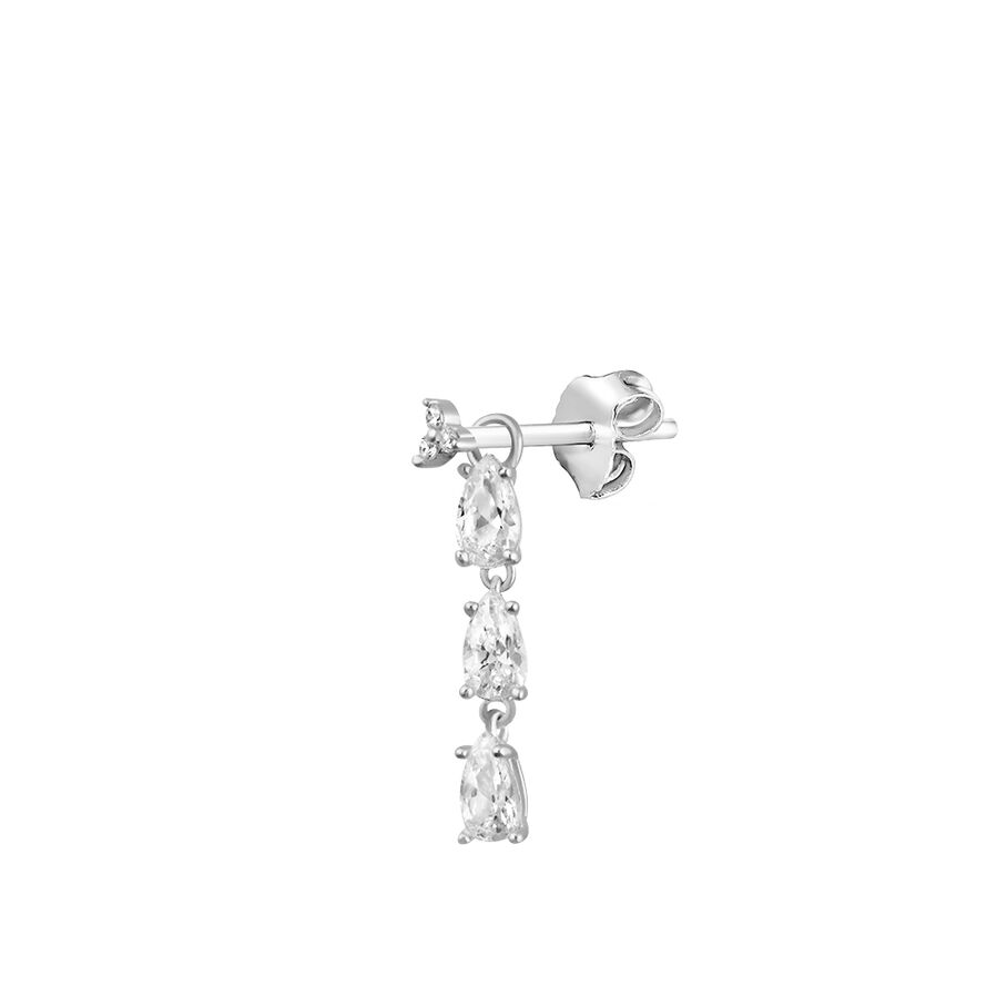Piercing accessoires GOUTTE - Cristal / Argenté - Piercings  | Agatha