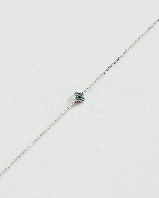 Bracelet souple BELOVED - Argent / Bleu vert - Bracelets fantaisie  | Agatha Bracelet souple BELOVED - Argent / Bleu vert - Bracelets fantaisie  | Agatha