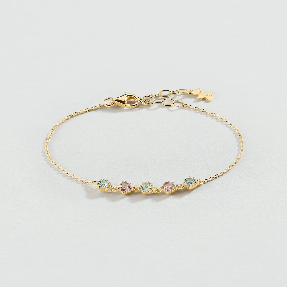 Bracelet souple SPACEAG - Multicolore / Doré - Bracelets  | Agatha