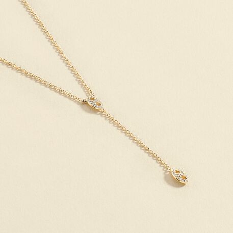 Collier ras du cou ETREINTE - Argenté / Doré - Colliers  | Agatha