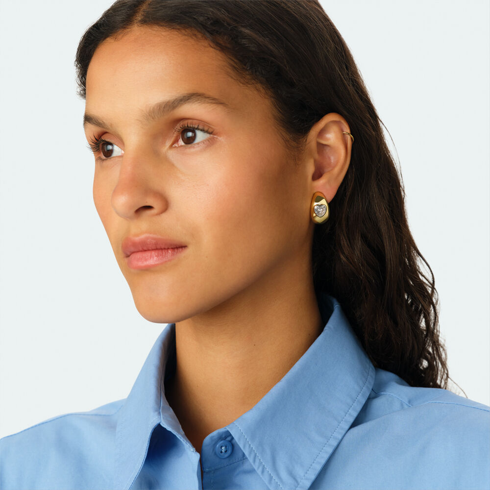 Boucles d'oreilles clips VICTOIRE - Cristal / Dor&eacute; - Boucles d'oreilles clips  | Agatha
