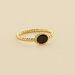 Bague fine ATMA - Onyx/ vert - Bagues  | Agatha