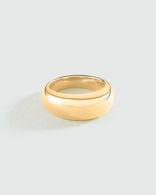 Bague large ALEXINE - Doré - Bagues fantaisie  | Agatha Bague large ALEXINE - Doré - Bagues fantaisie  | Agatha