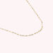 Collier mi-long SMARTY - Blanc / Doré - Colliers  | Agatha