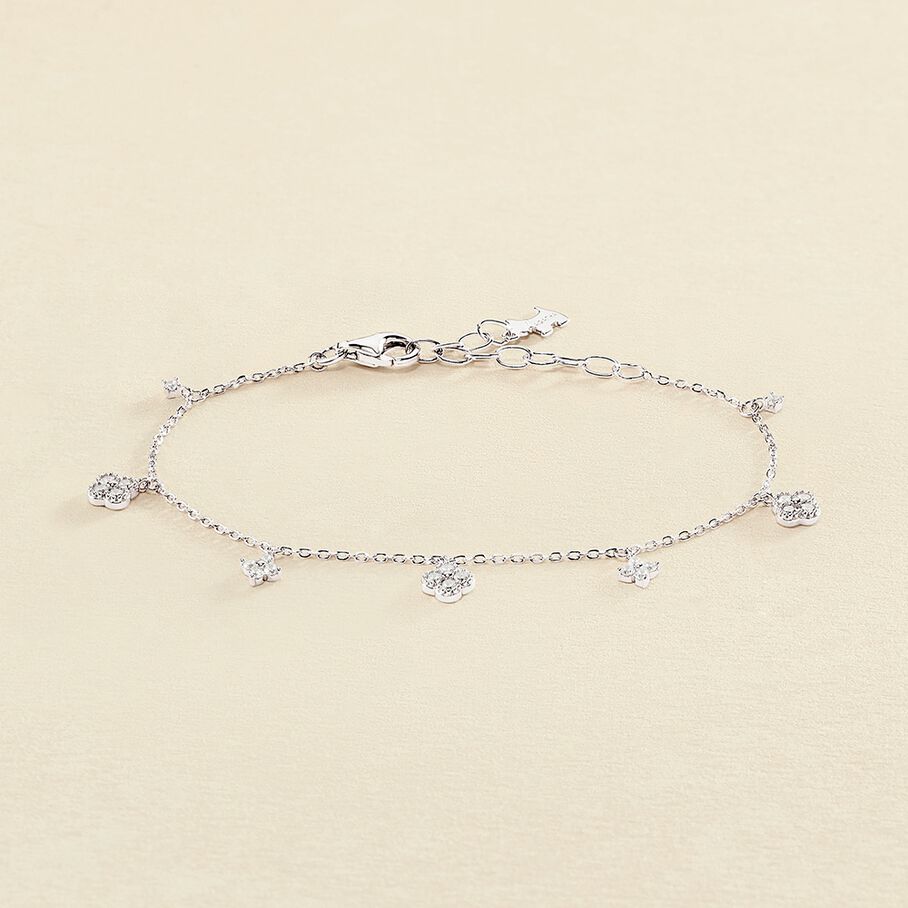 Bracelet souple BELOVED - Cristal / Argenté - Bracelets  | Agatha