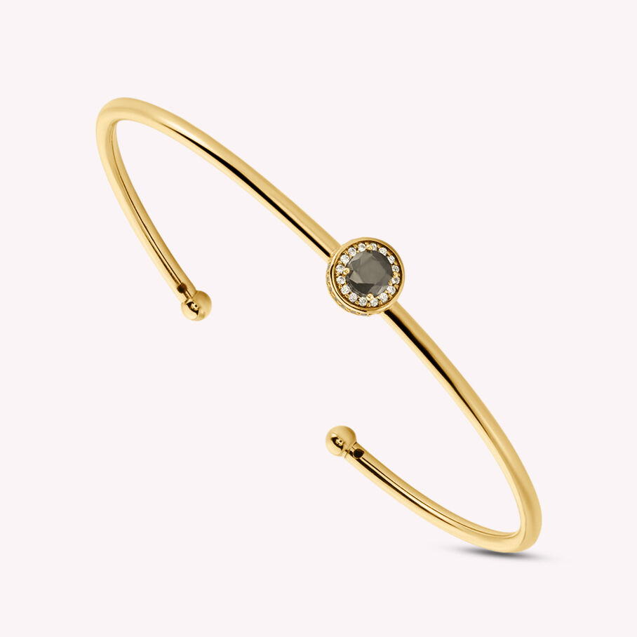 Jonc IMPERIAL - Noir / Doré - Bracelets  | Agatha