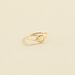 Bague fine GEMINI - Cristal / Doré - Bagues  | Agatha