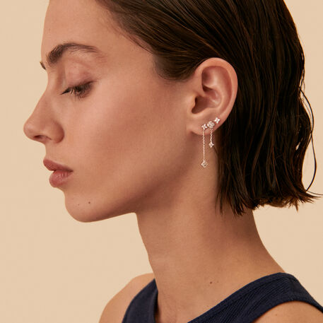Piercing puce BELOVED - Cristal / Argenté - Piercings  | Agatha