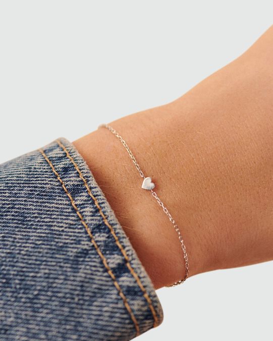 Bracelet souple WITH LOVE - Argenté - Bracelets fantaisie  | Agatha Bracelet souple WITH LOVE - Argenté - Bracelets fantaisie  | Agatha