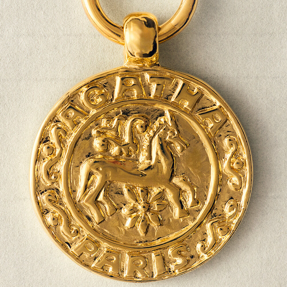 Porte-cl&eacute;s PONT DES ARTS - Dor&eacute; - Atelier parisien  | Agatha