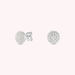 Boucles d'oreilles puces CRISTAL - Cristal / Argenté - Boucles d'oreilles puces  | Agatha
