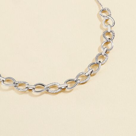 Collier ras du cou HARMONIE - Argenté - Colliers  | Agatha