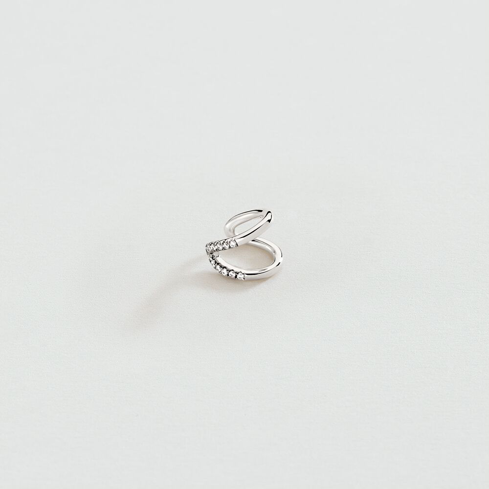 Faux piercing SORELA - Cristal / Argenté - Piercings  | Agatha