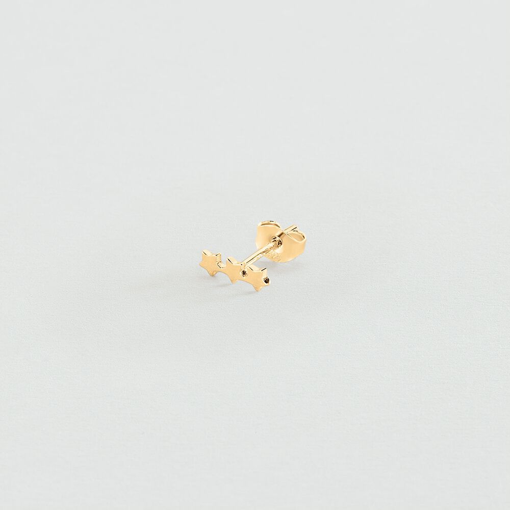 Piercing puce TRIOSTAR - Doré - Bijoux sans pierre  | Agatha