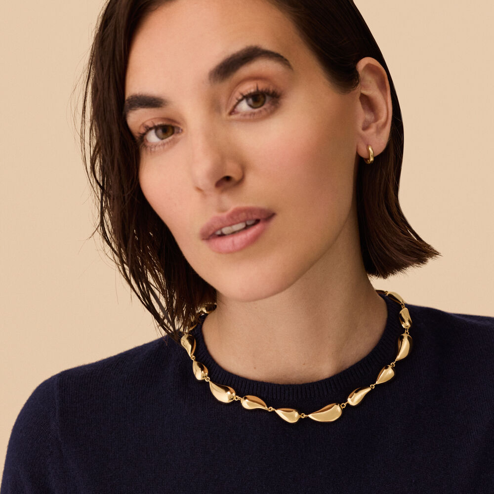Collier ras du cou DANAE - Dor&eacute; - Colliers fantaisie  | Agatha
