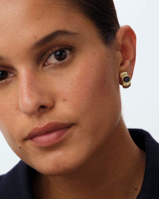 Boucles d'oreilles grain de café coquillage Boucles d'oreilles grain de café coquillage