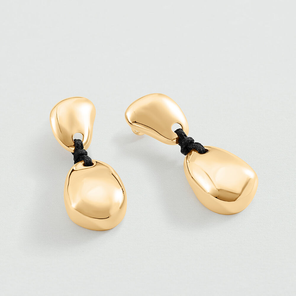 Boucles d'oreilles pendantes ODYSSEE - Dor&eacute; - Boucles d'oreilles pendantes  | Agatha