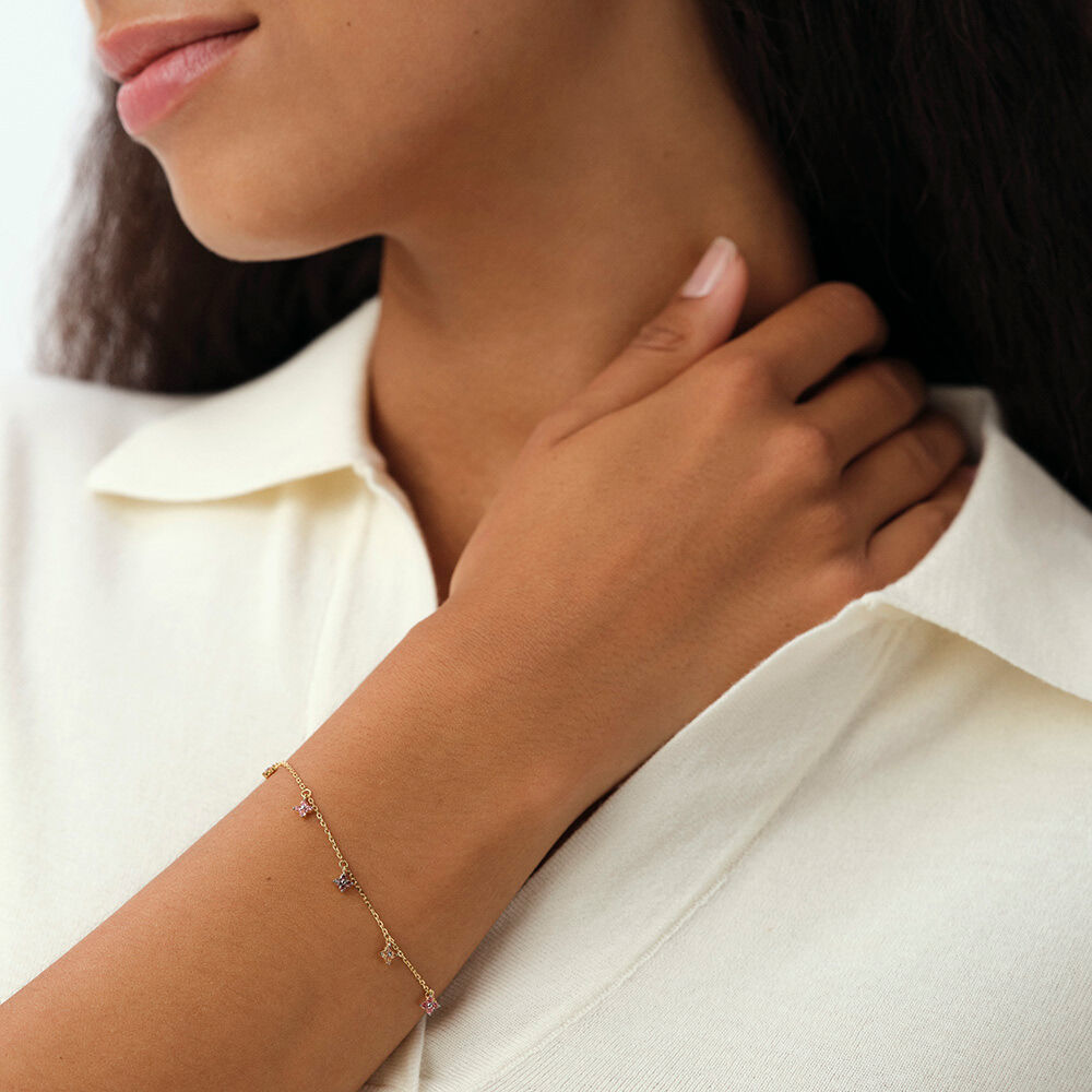 Bracelet souple BELOVED - Rose / Dor&eacute; - Bracelets souples  | Agatha