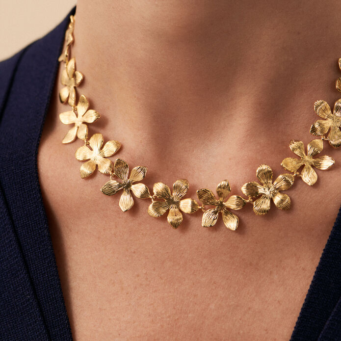 Collier ras du cou GOLDEN - Doré - Colliers  | Agatha