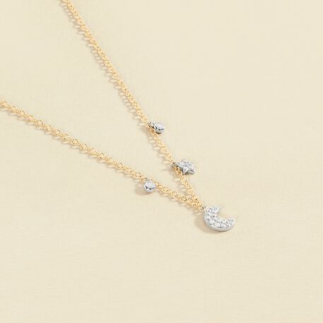 Collier ras du cou SARA - Argenté / Doré - Colliers  | Agatha