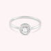 Bague fine IMPERIAL - Cristal / Argenté - Bagues  | Agatha
