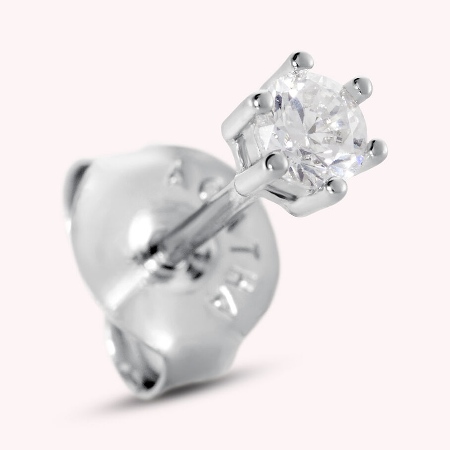 Piercing puce ZIRCON - Cristal / Argenté - Piercings  | Agatha