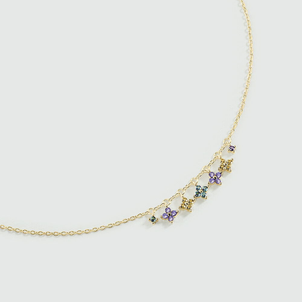 Collier ras du cou BELOVED - Multicolore / Doré - Colliers fantaisie  | Agatha