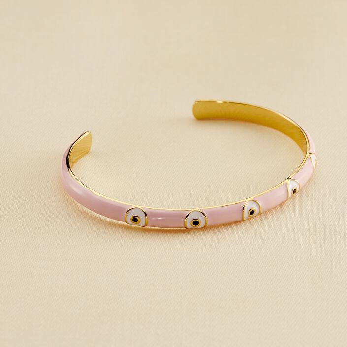 Jonc CYCLADES - Rose pâle/ doré - Bracelets  | Agatha