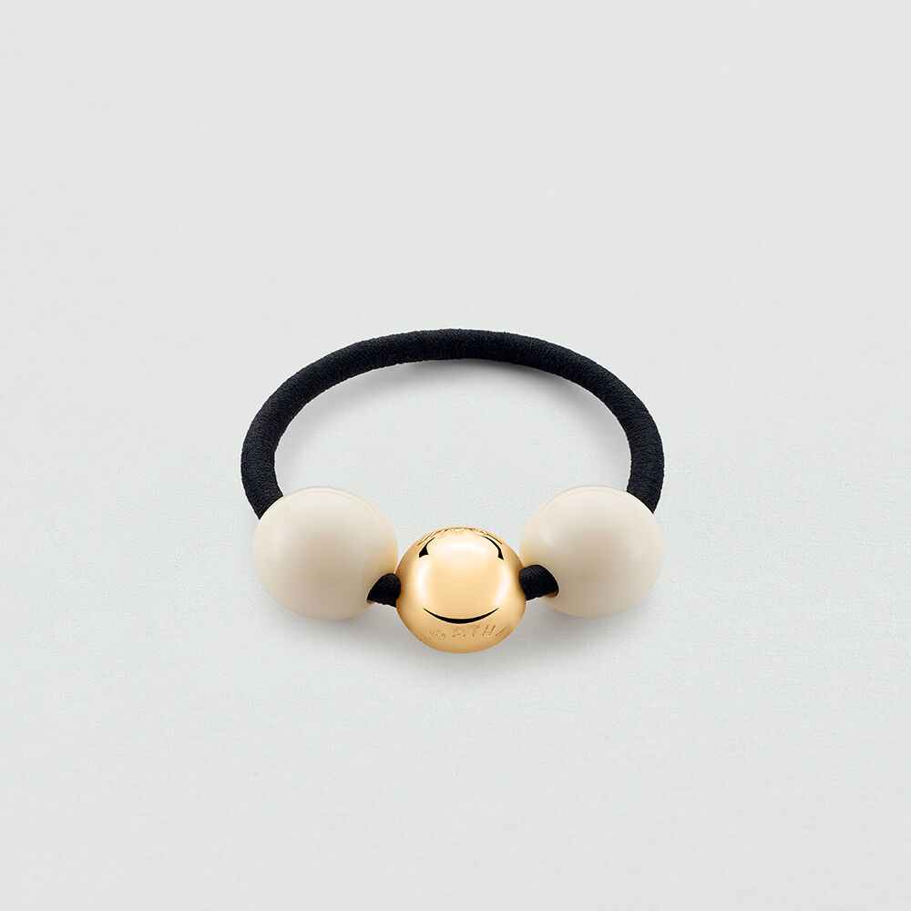 Accessoire cheveux PALAIS ROYAL - Blanc / Dor&eacute; - Accessoires bijoux  | Agatha