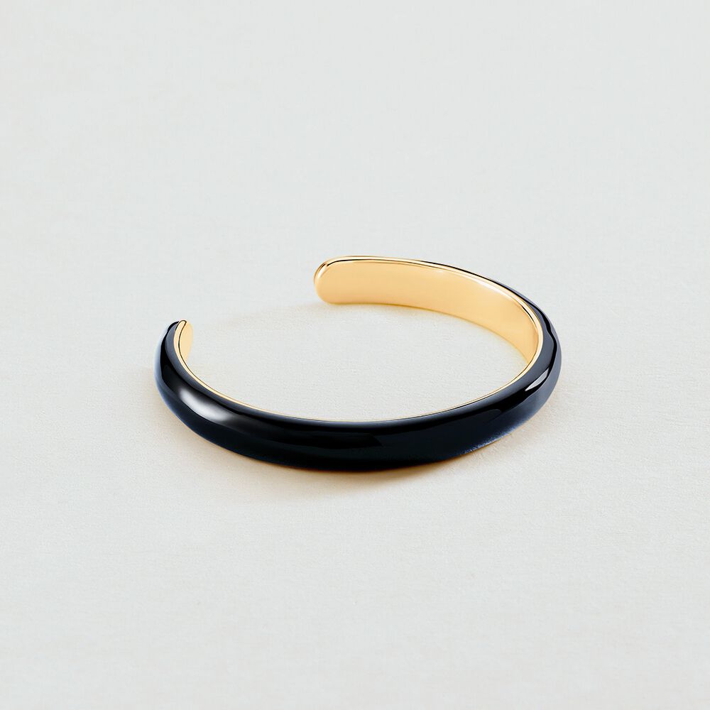 Jonc LEO - Bleu / Doré - Bracelets fantaisie  | Agatha
