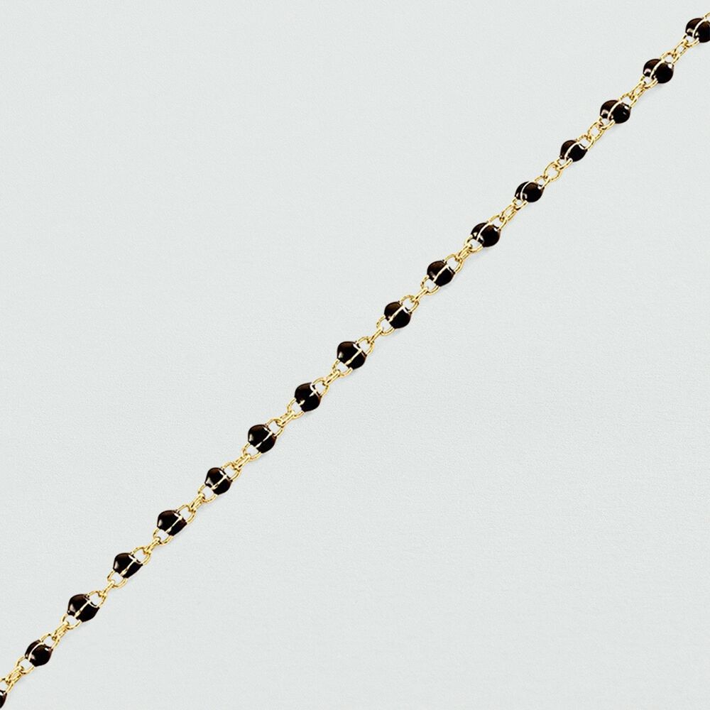 Bracelet souple SMARTY - Noir / Doré - Bracelets fantaisie  | Agatha