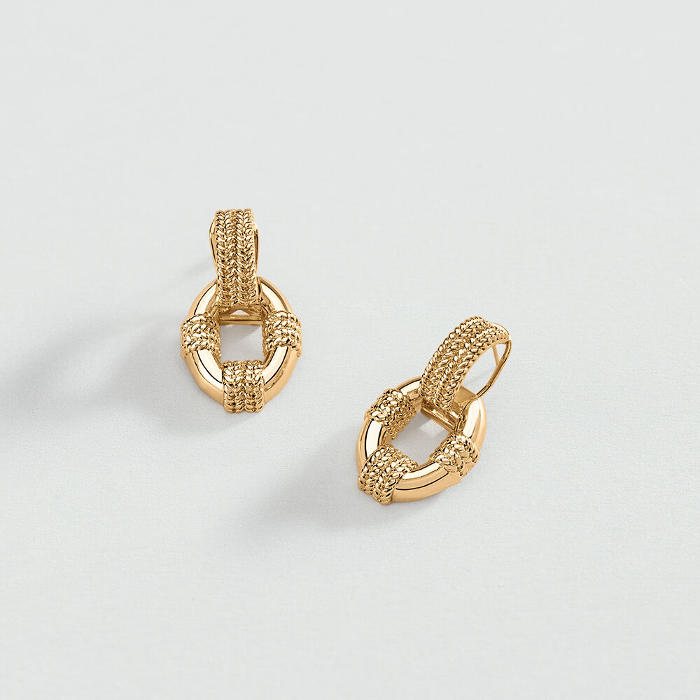 Boucles d'oreilles pendantes TUILERIES - Doré - Boucles d'oreilles pendantes  | Agatha