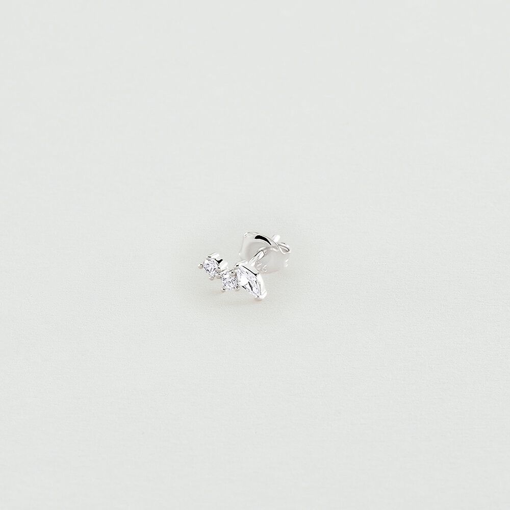 Piercing puce AMAS - Cristal / Argenté - Piercings  | Agatha