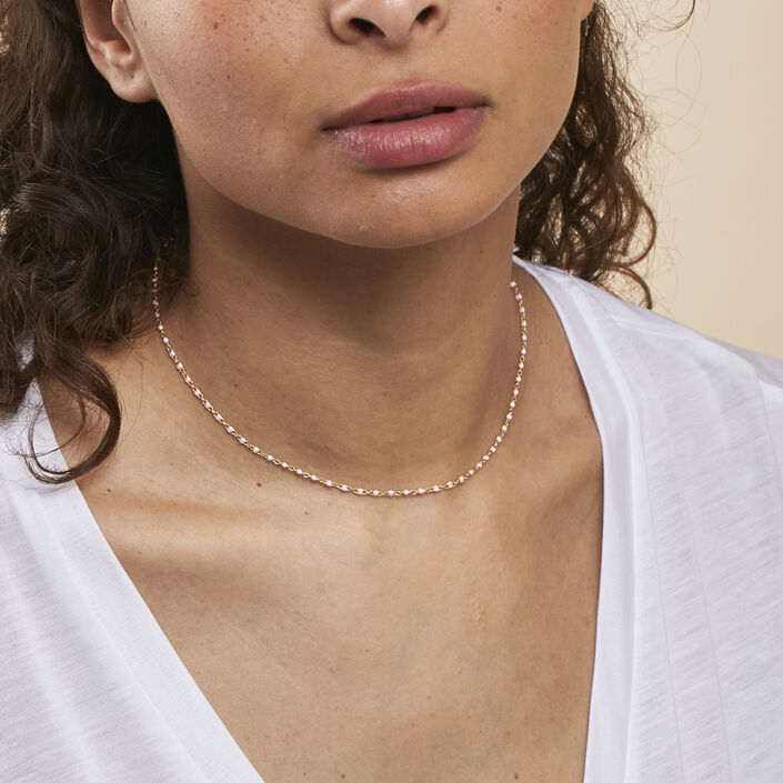 Collier ras du cou SMARTY - Rose Pâle - Colliers  | Agatha